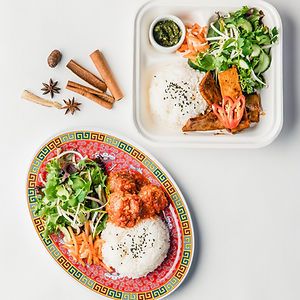 LEMONGRASS TOFU RICE PLATE (GF)