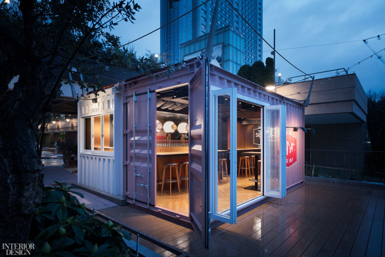 Modify a Shipping Container into a Bar