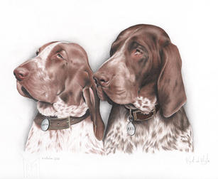 Ghita e Axi 25x35 matite colorate 2015
