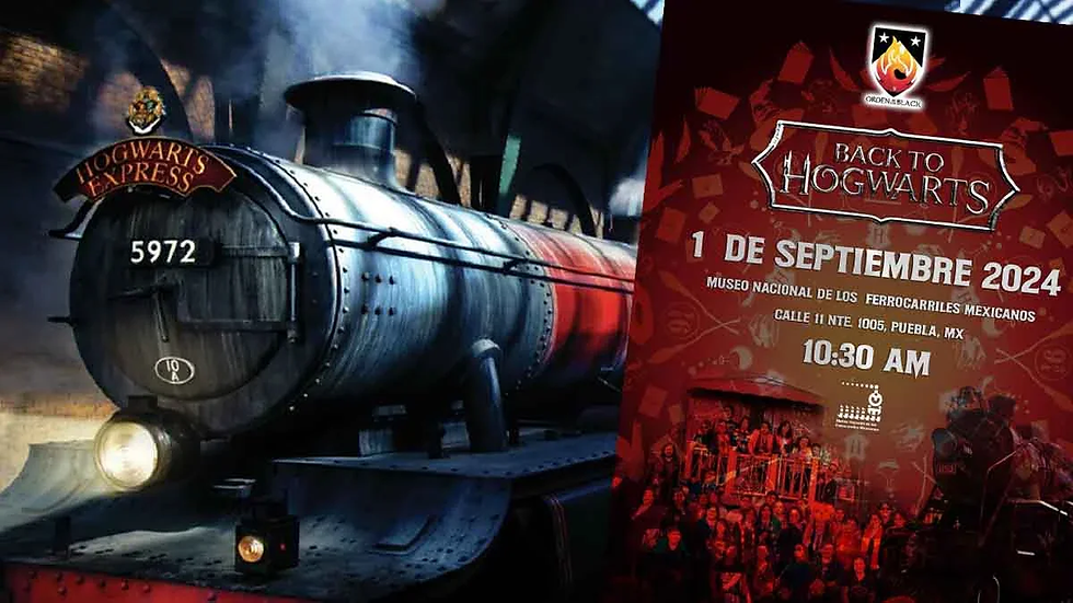 Museo del Ferrocarril Puebla Harry Potter
