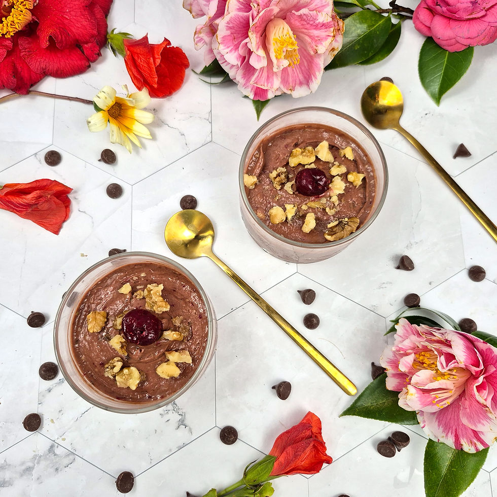 Chocolate Cherry Mousse - Cooking with Marchi