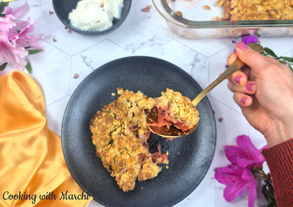 Rhubarb Crumble Recipe