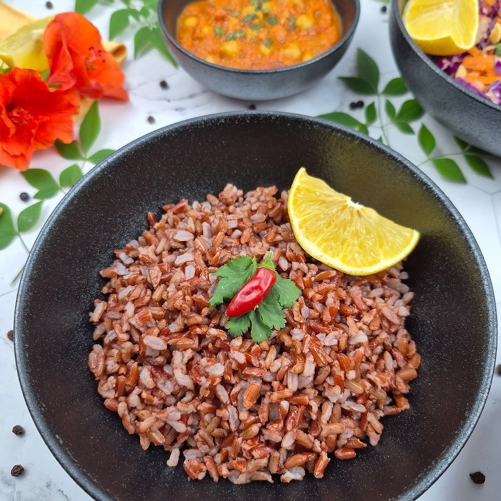 Red rice - Cooking with Marchi