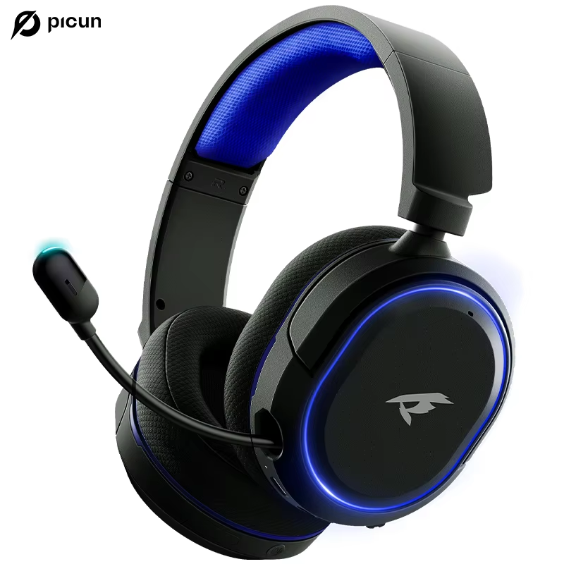 Miniatura: Picun G2 2.4GHz Bluetooth Wireless Gaming Headset For PC PS4 PS5 Phone Switch 5m