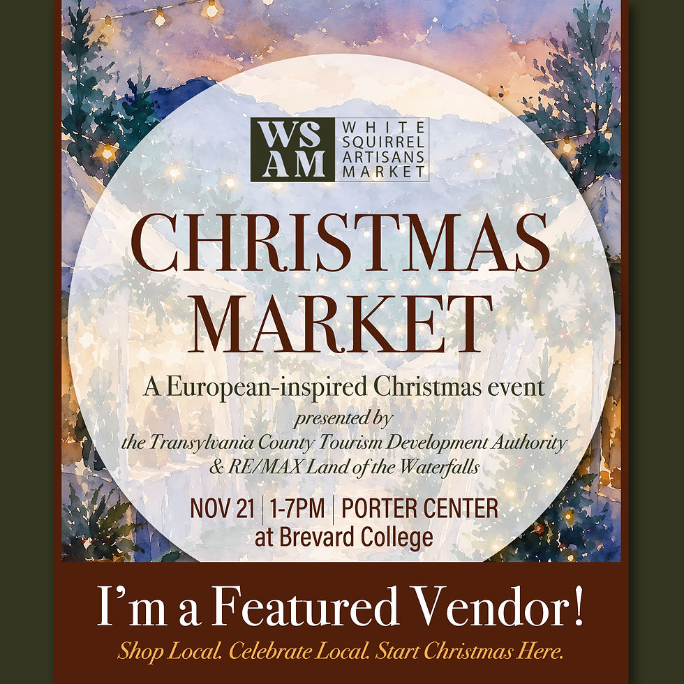 White Squirrel Artisan Market- Christmas Market
