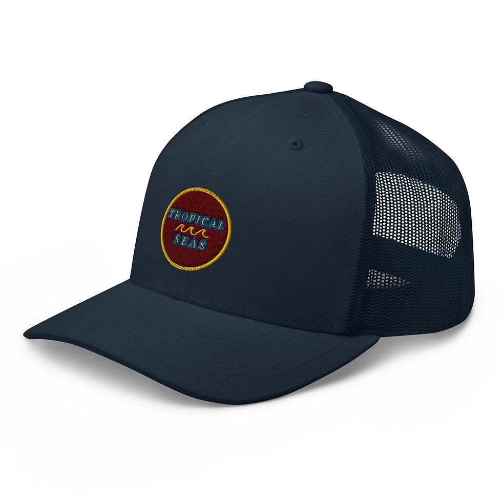 Thumbnail: Tropical Maroon Trucker Hat