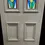 Thumbnail: VICTORIAN STAINED GLASS FRONT DOOR ANTIQUE PERIOD RECLAIMED LEADED PAINTED BIRDS