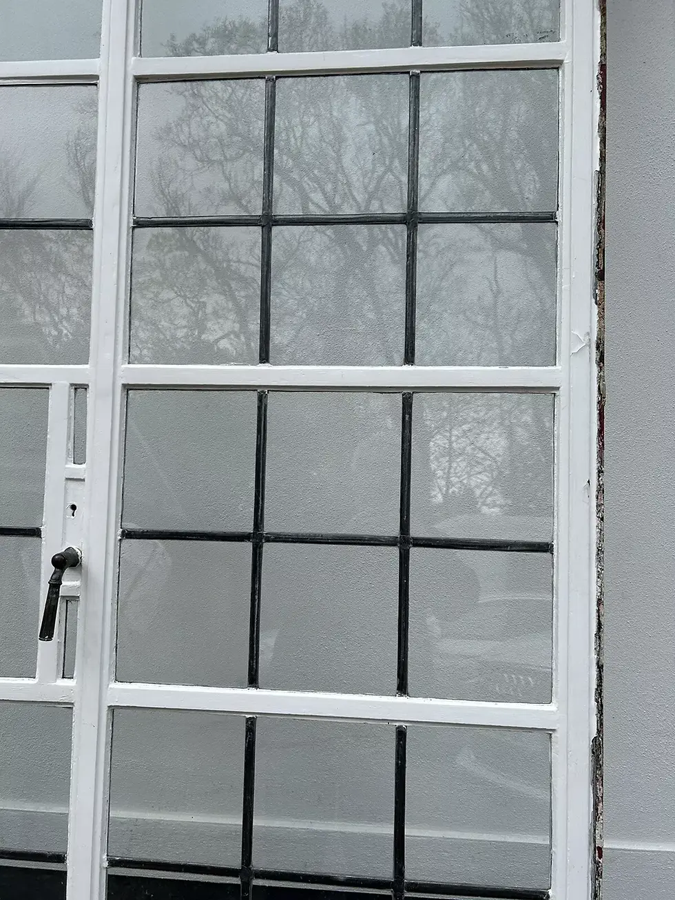 Thumbnail: ANTIQUE CRITTALL FRENCH DOORS 20s 30s CRITTAL RECLAIMED PERIOD LEADED GLASS DECO