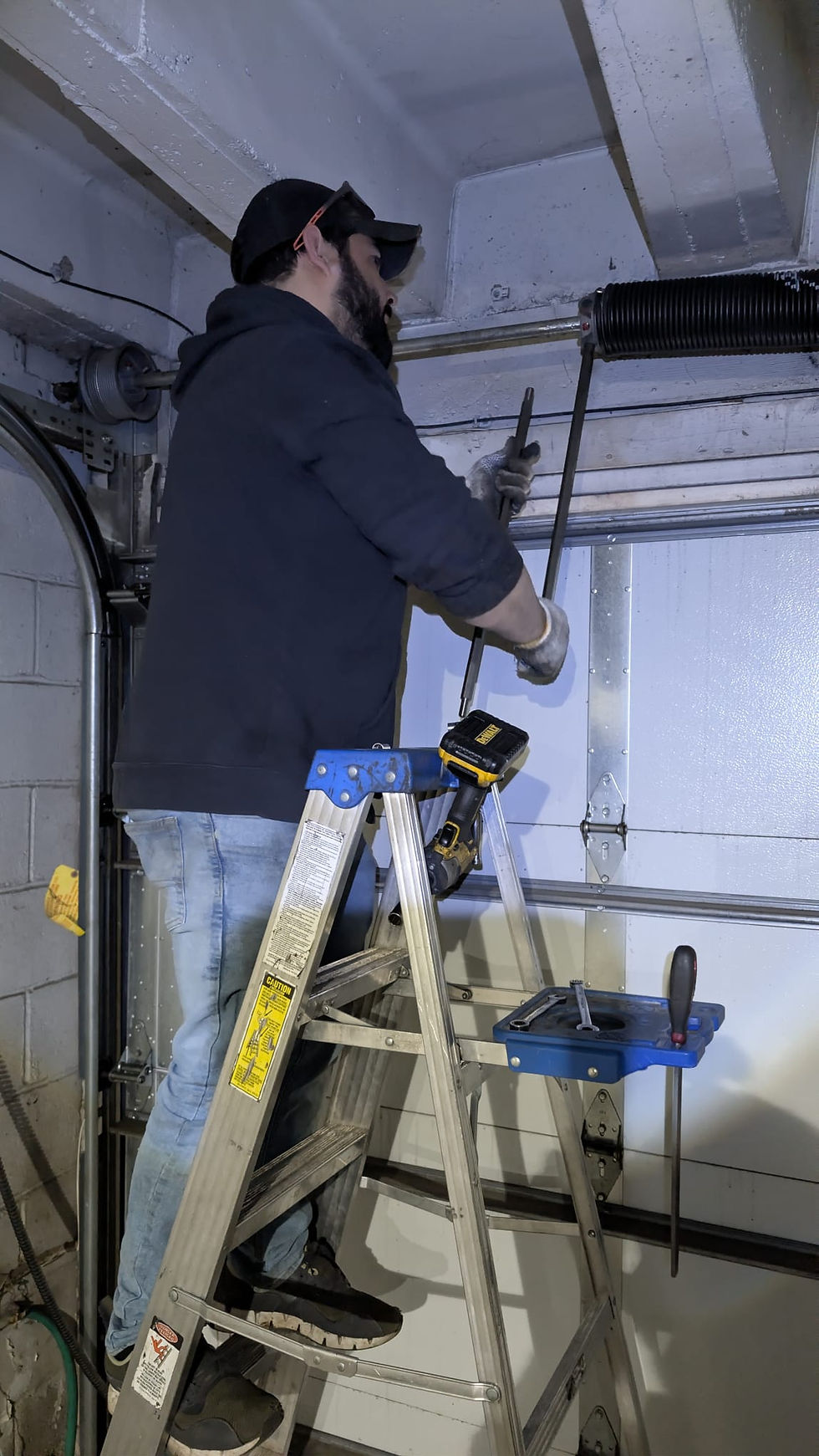 On the job — Spring system