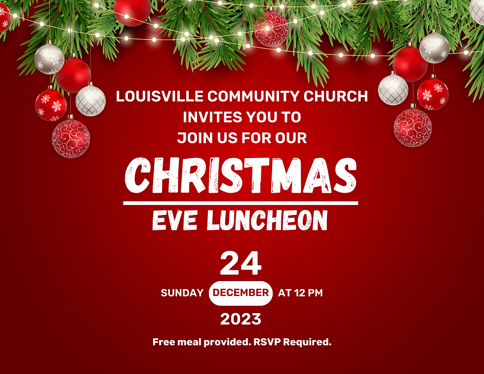 Christmas Eve Luncheon