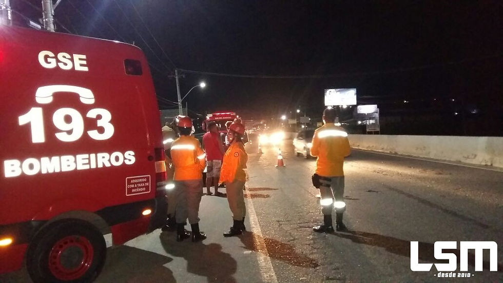 Colisão Carro x Moto em Itapeba (Foto:: LSM)