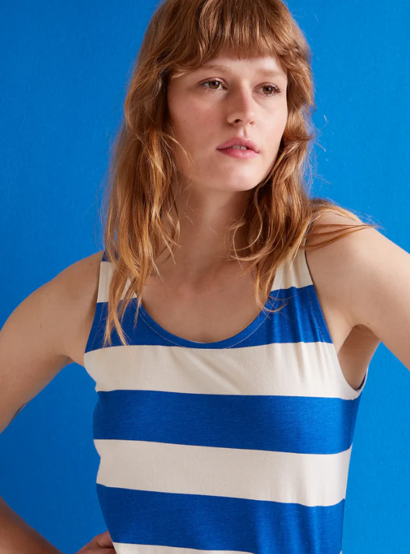 Miniature : Robe longue à rayures ( 2 couleurs )