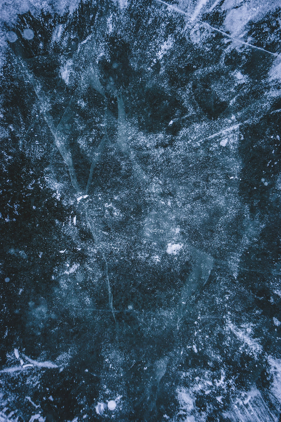 old blue wall