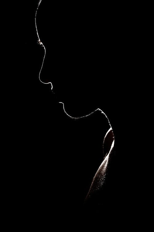 Women in a shadow