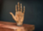 hand with life pattern