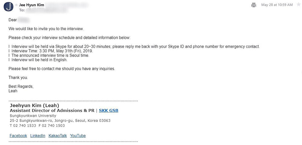 [KGSP] Part 6 3rd Round University admission + interview