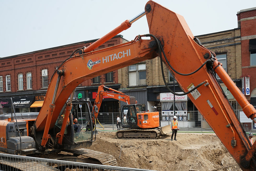 Arm of excavator