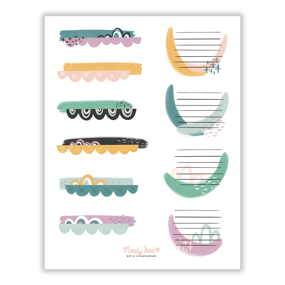 Thumbnail: Notetaker Printable Collection