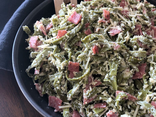 VAL & TINO'S SPINACH FETTUCCINE SALAD