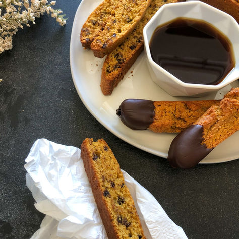 CHOCOLATEY PUMPKIN BISCOTTI 