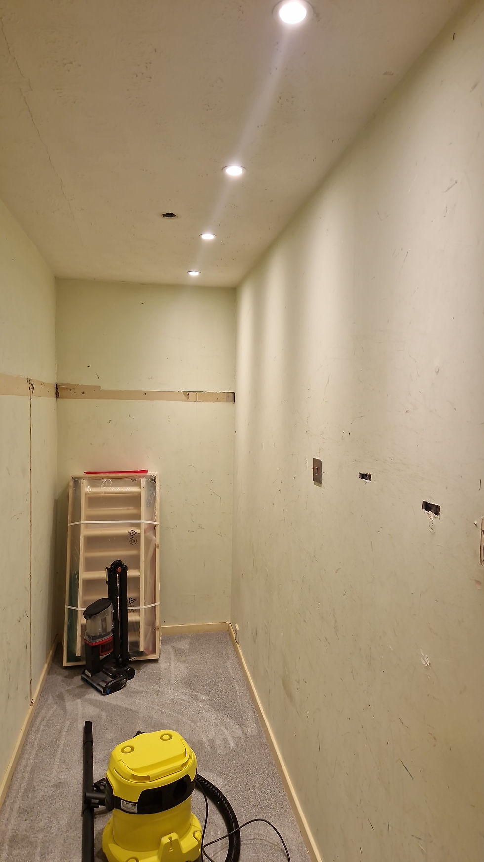 Prepaing the walls