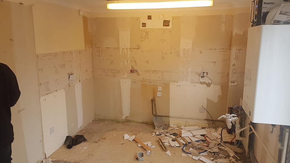 Miss Dalys Kitchen after removal