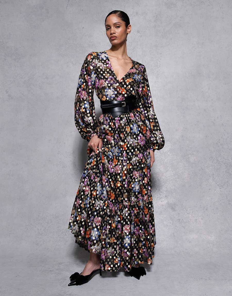 Frey Lamé Skirt - Borgo De Nor