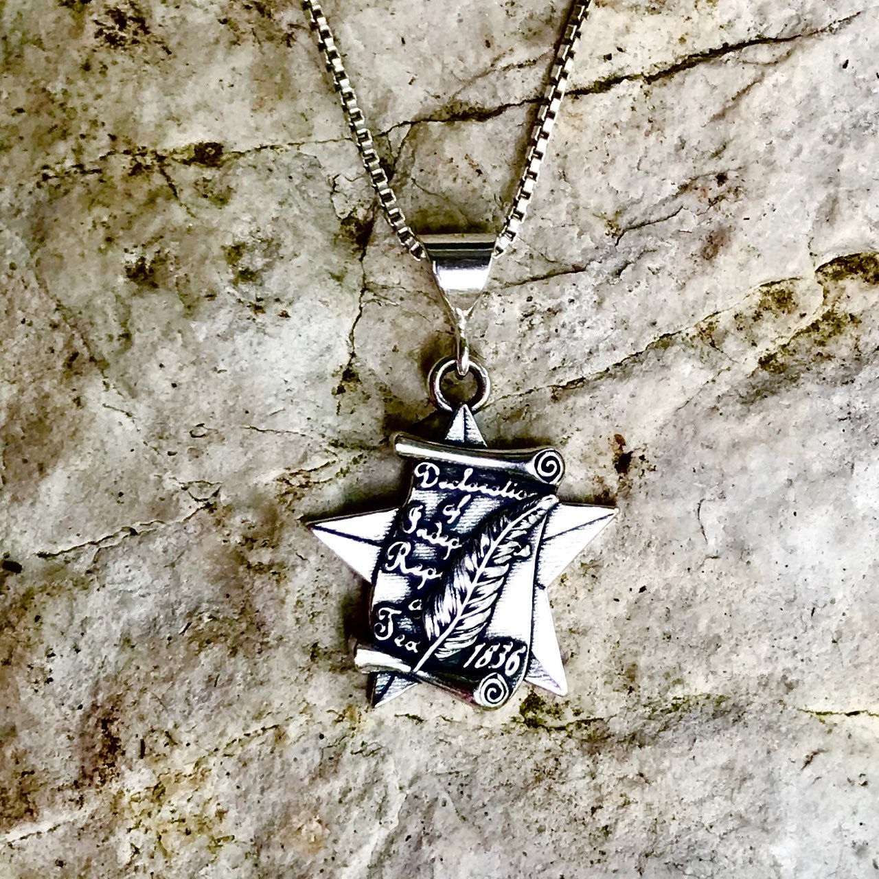 Tx Declaration of Independence Pendant
