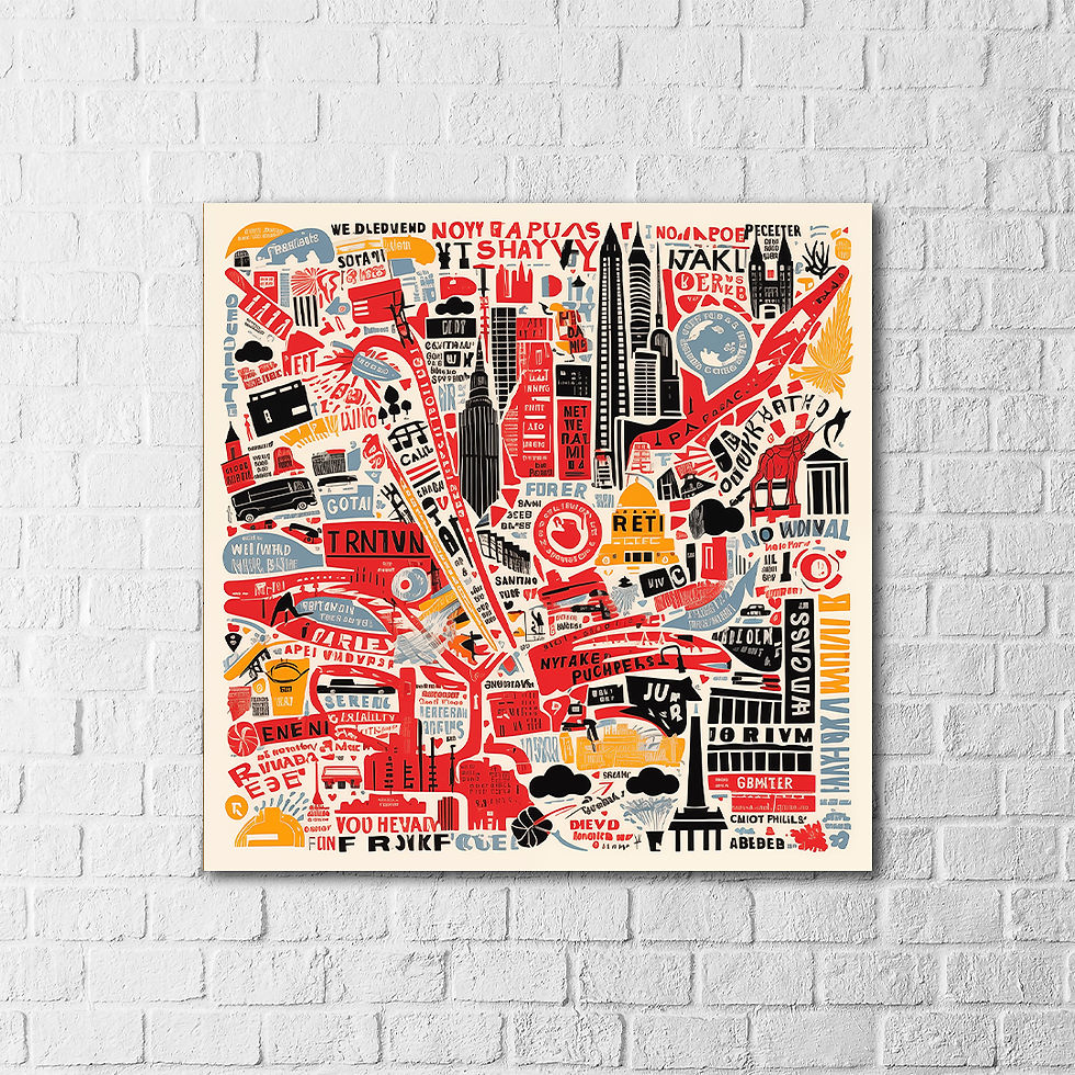 Thumbnail: Paula Scher Style Colorful