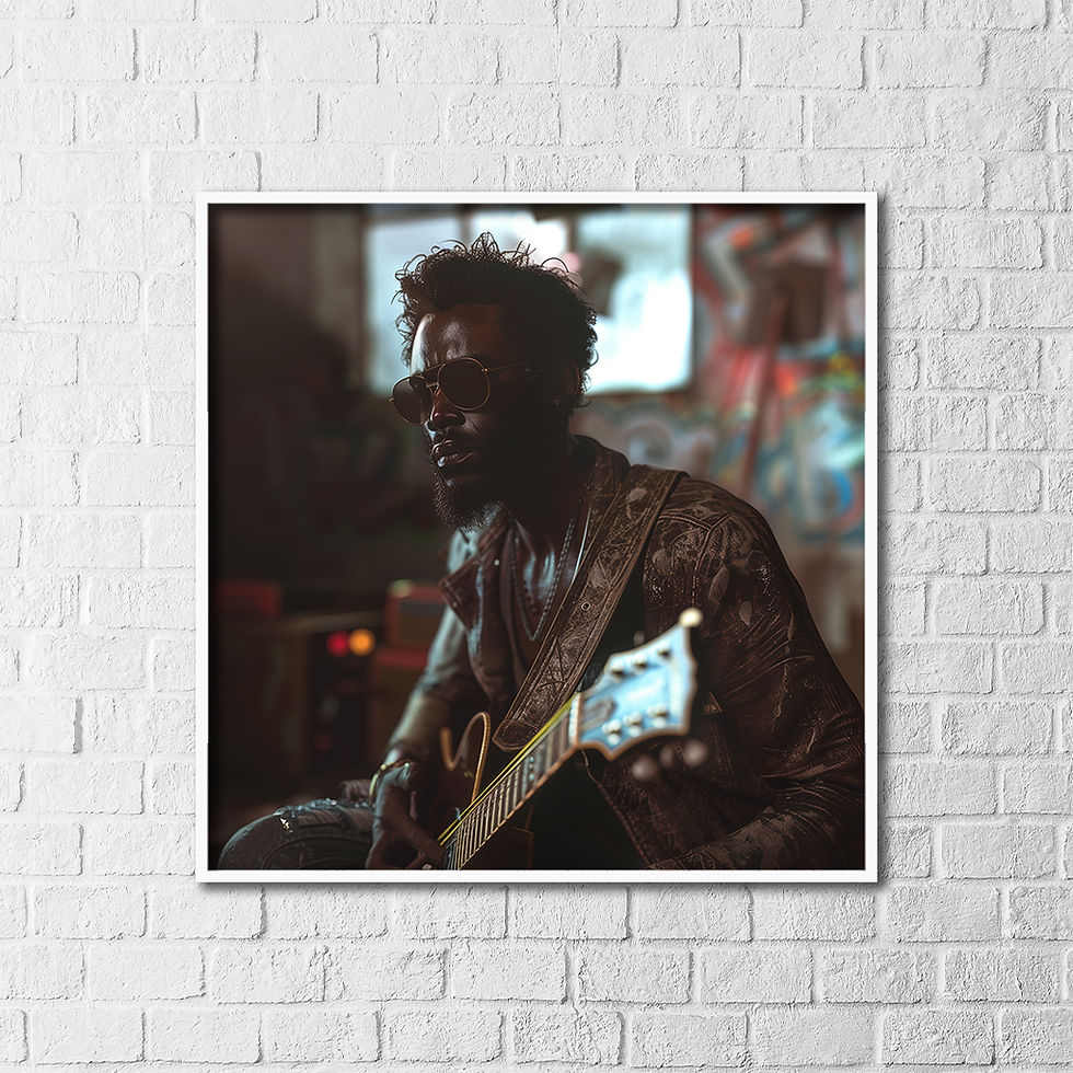 Thumbnail: Realistic Guitarist in the Shadows