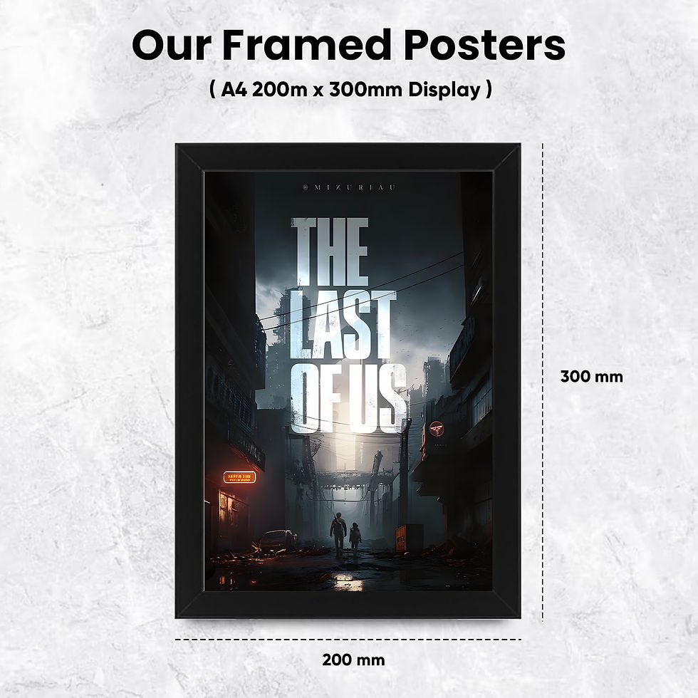 Thumbnail: The Last of Us Poster – Cinematic Game Wall Art – Dark Aesthetic Gaming Print