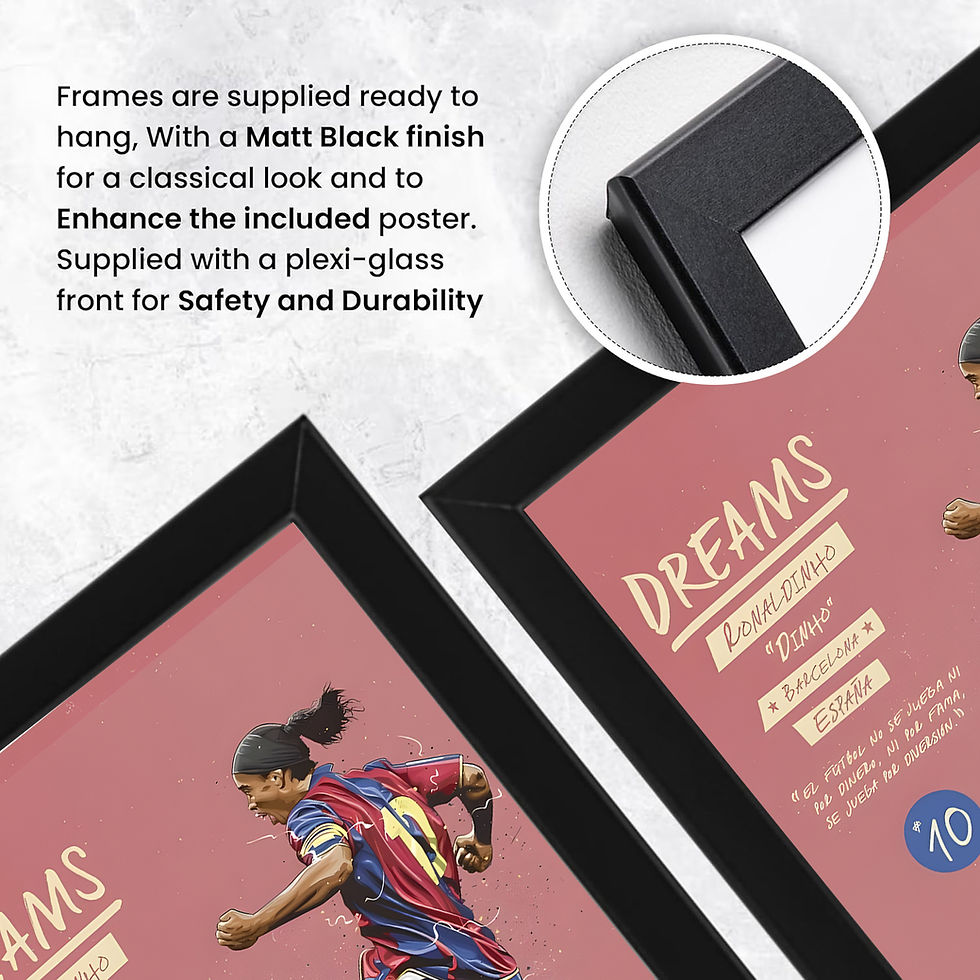 Thumbnail: Midfield Maestro Poster – Ronaldinho Power and Precision Soccer Art