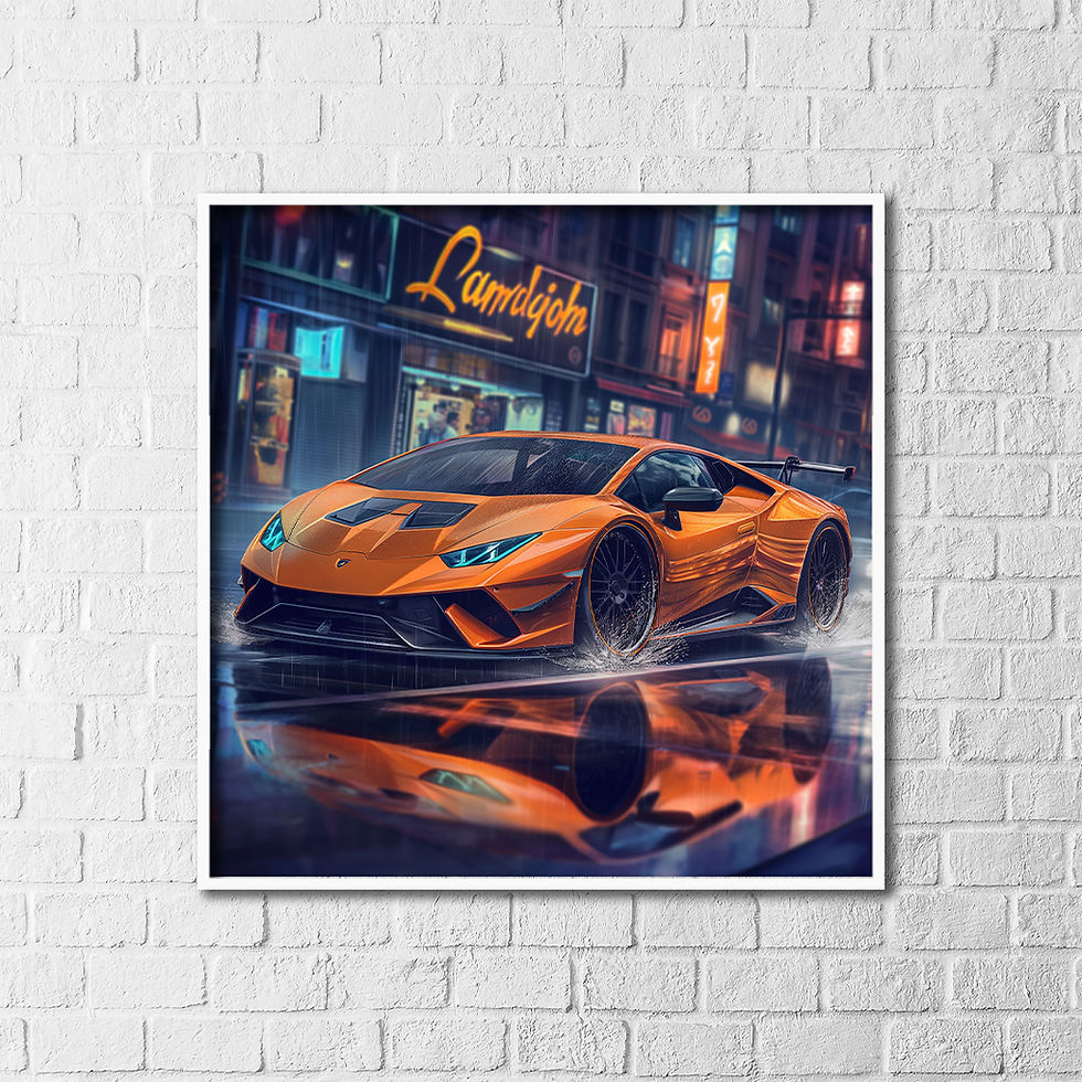 Thumbnail: Vibrant Orange Sports Car
