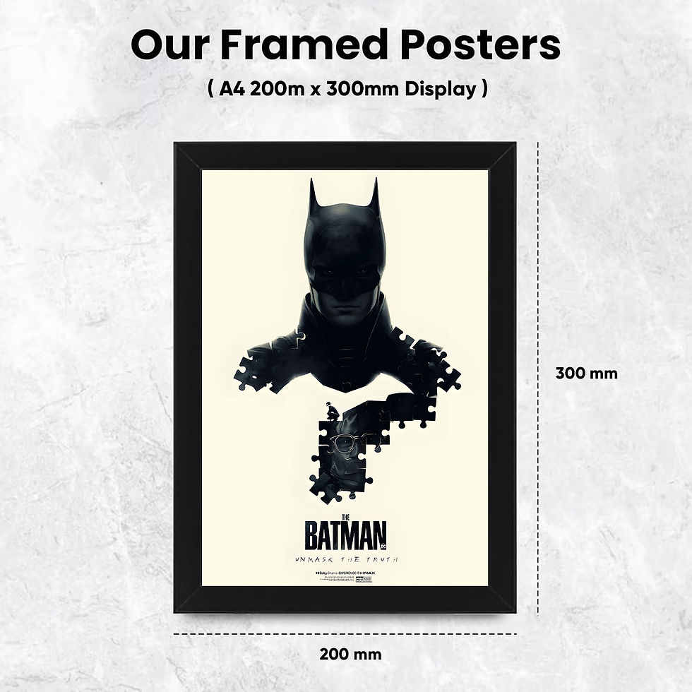 Thumbnail: The Batman Poster – Minimal Dark Art Wall Decor – Cinematic Movie Print