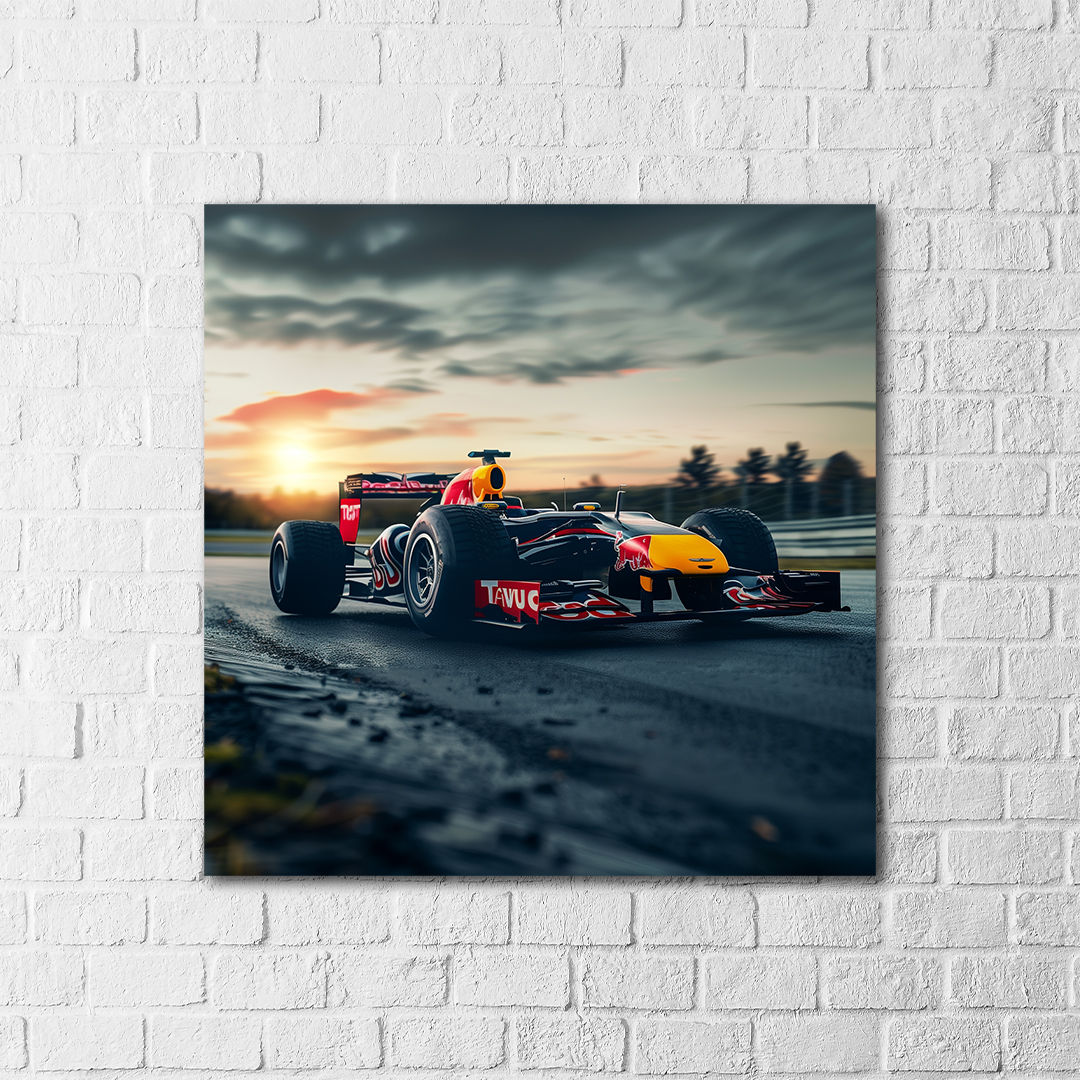 Realistic Formula Racing Car