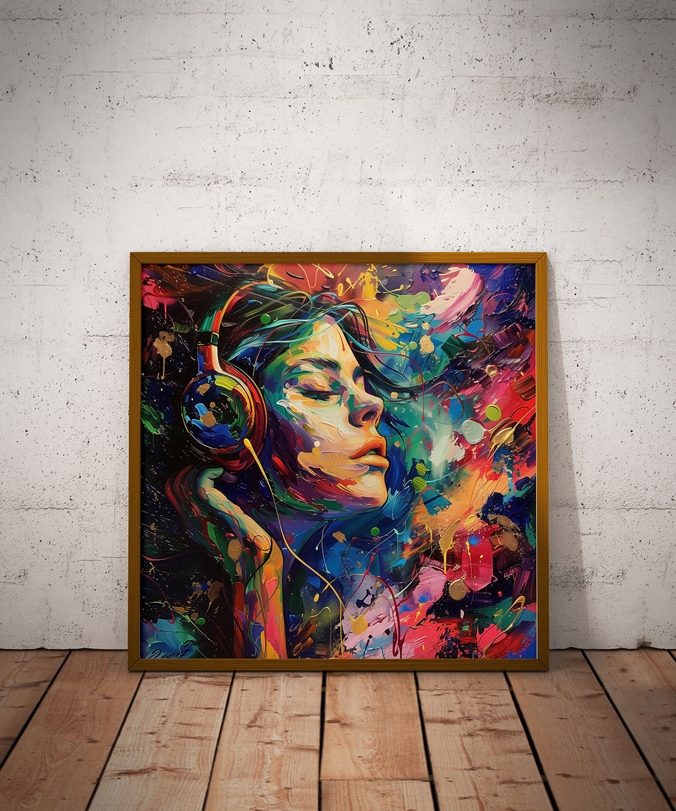 Thumbnail: Colorful Abstract Music Art