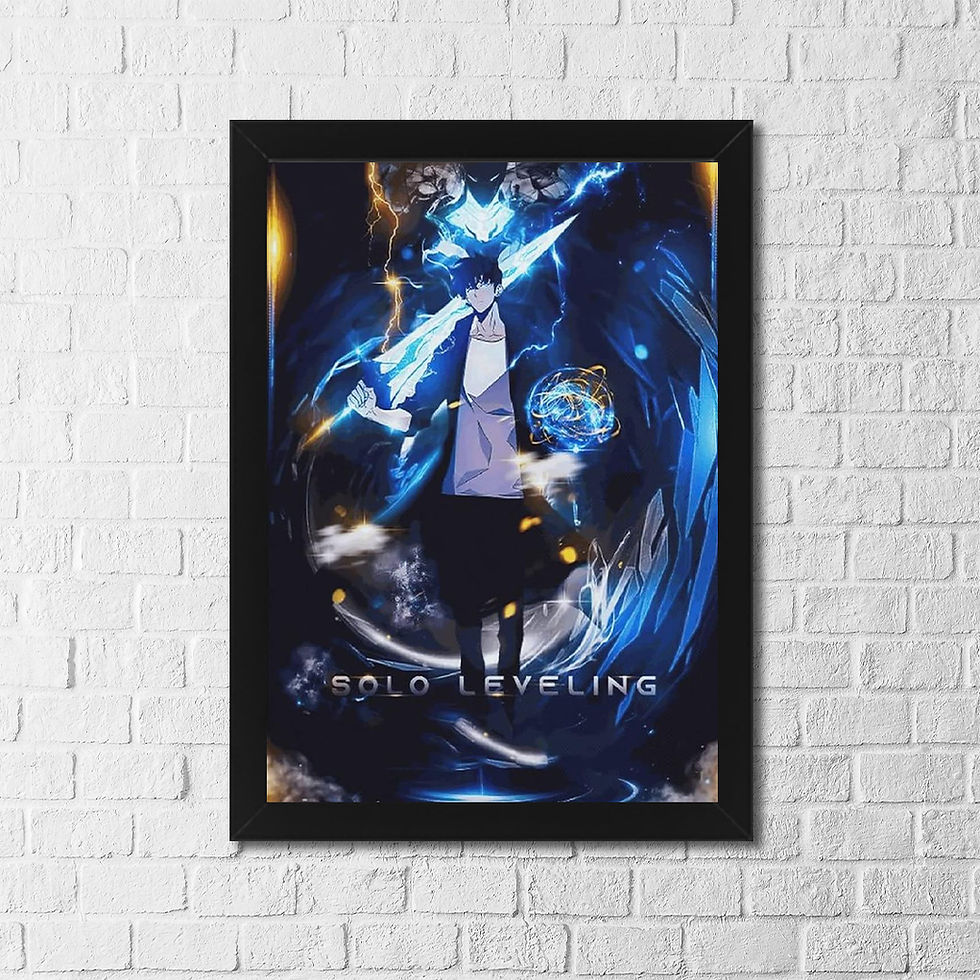 Thumbnail: Solo Leveling Anime Poster – Epic Action Wall Art, Dark Fantasy Power Design Pri
