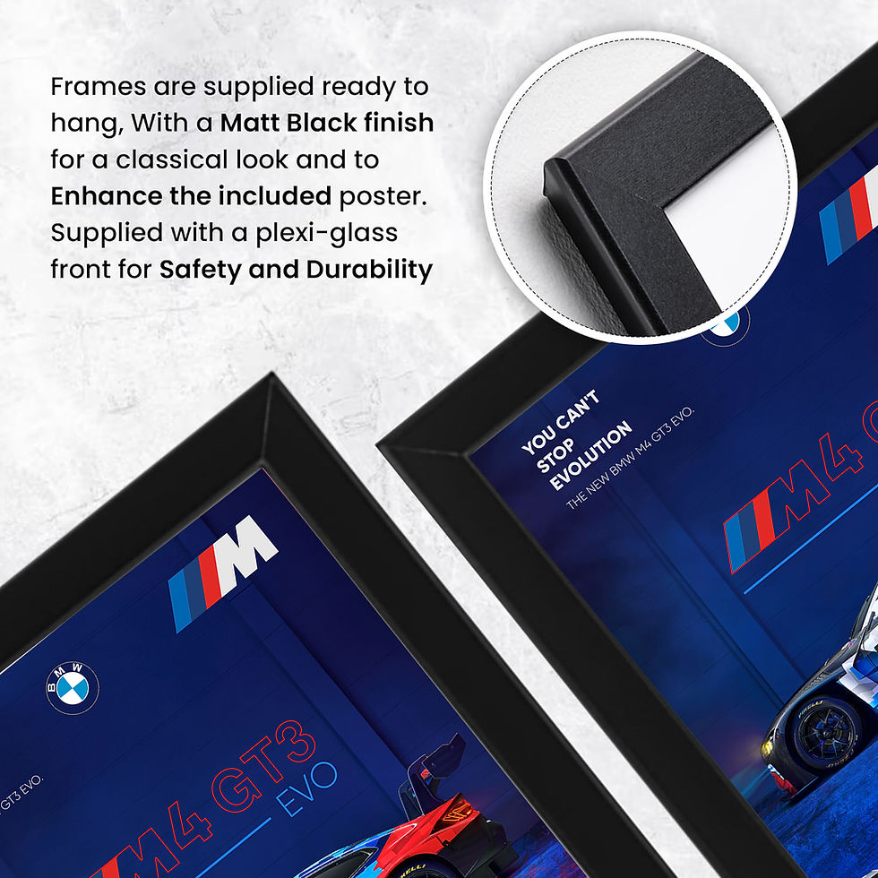 Thumbnail: Racing M4 GT3 EVO Car Poster Automotive Wall Art - Perfect for Modern Home, Offi
