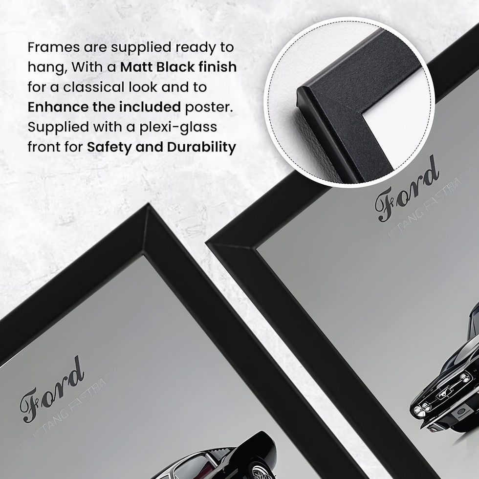 Thumbnail: Ford Mustang Fastback Poster – Vintage Muscle Car Tribute for Collectors
