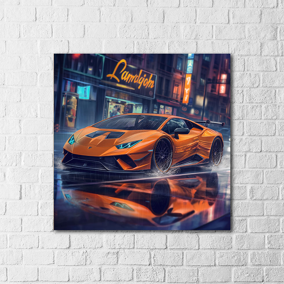Thumbnail: Vibrant Orange Sports Car