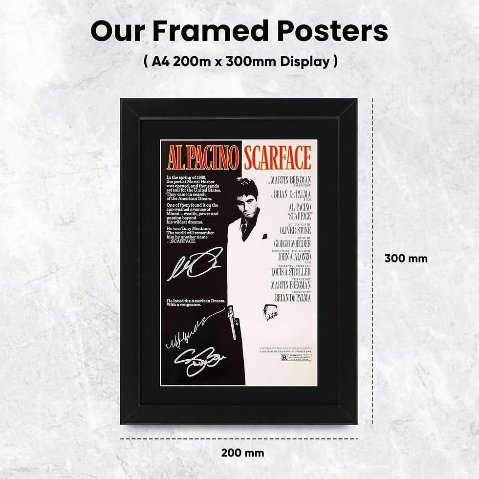 Thumbnail: Scarface Al Pacino Poster – Classic Mafia Movie Wall Art, Tony Montana Vintage F
