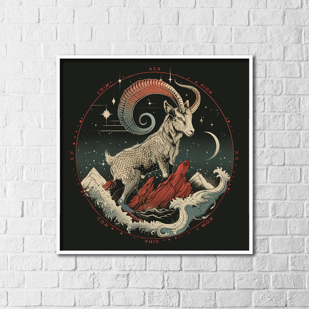 Capricorn Zodiac Art