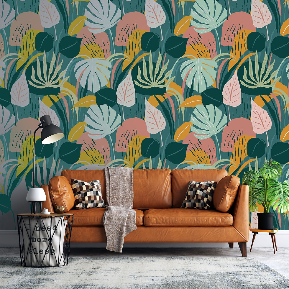 Thumbnail: Tropical Foliage Wallpaper