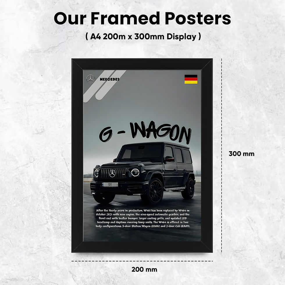 Thumbnail: Mercedes G-Wagon Poster – Luxury SUV Wall Art – Modern Car Print – Minimal Autom