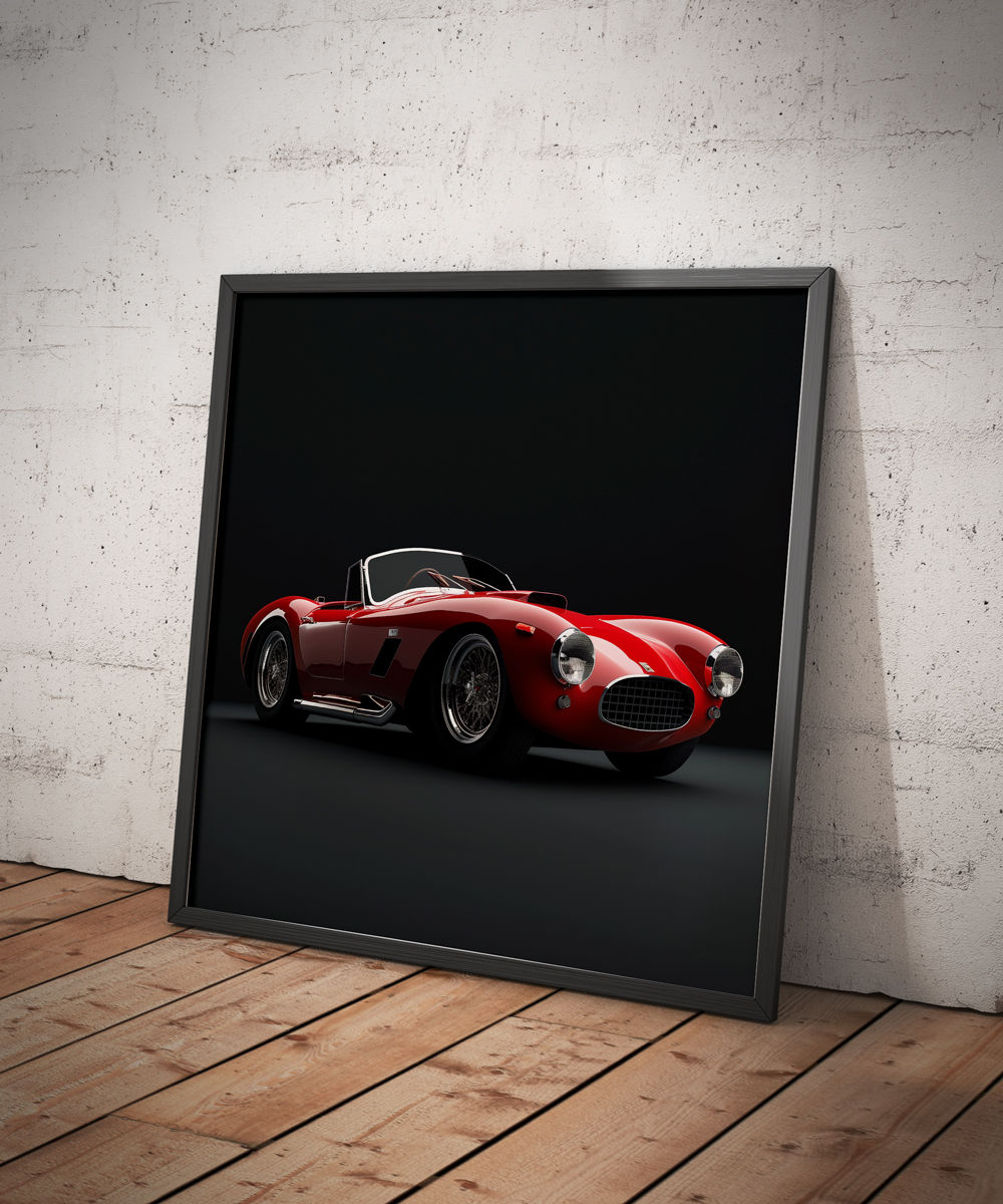 Classic Red Sports Car