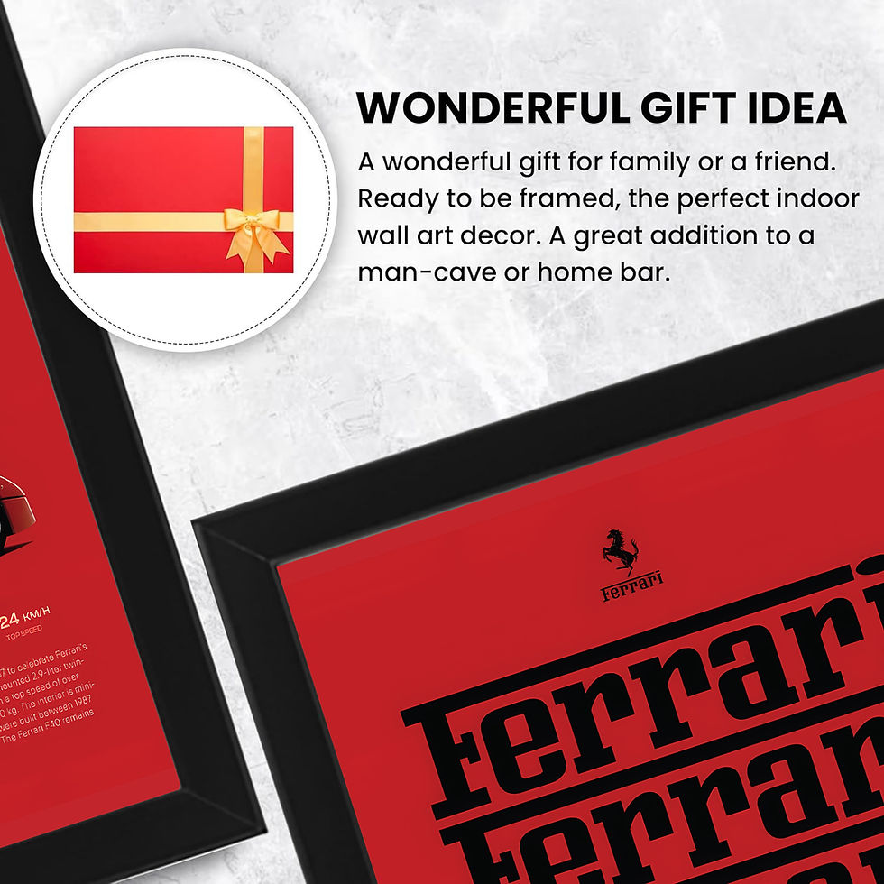 Thumbnail: Ferrari Classic Red Poster – Timeless Italian Automotive Elegance