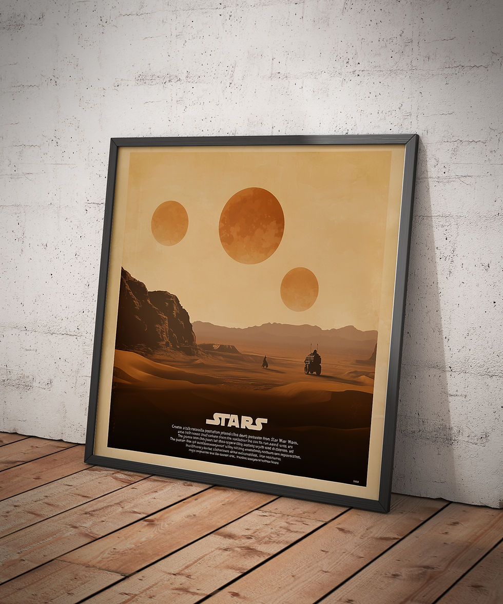 Thumbnail: Retro Sci-Fi Inspired Desert Landscape