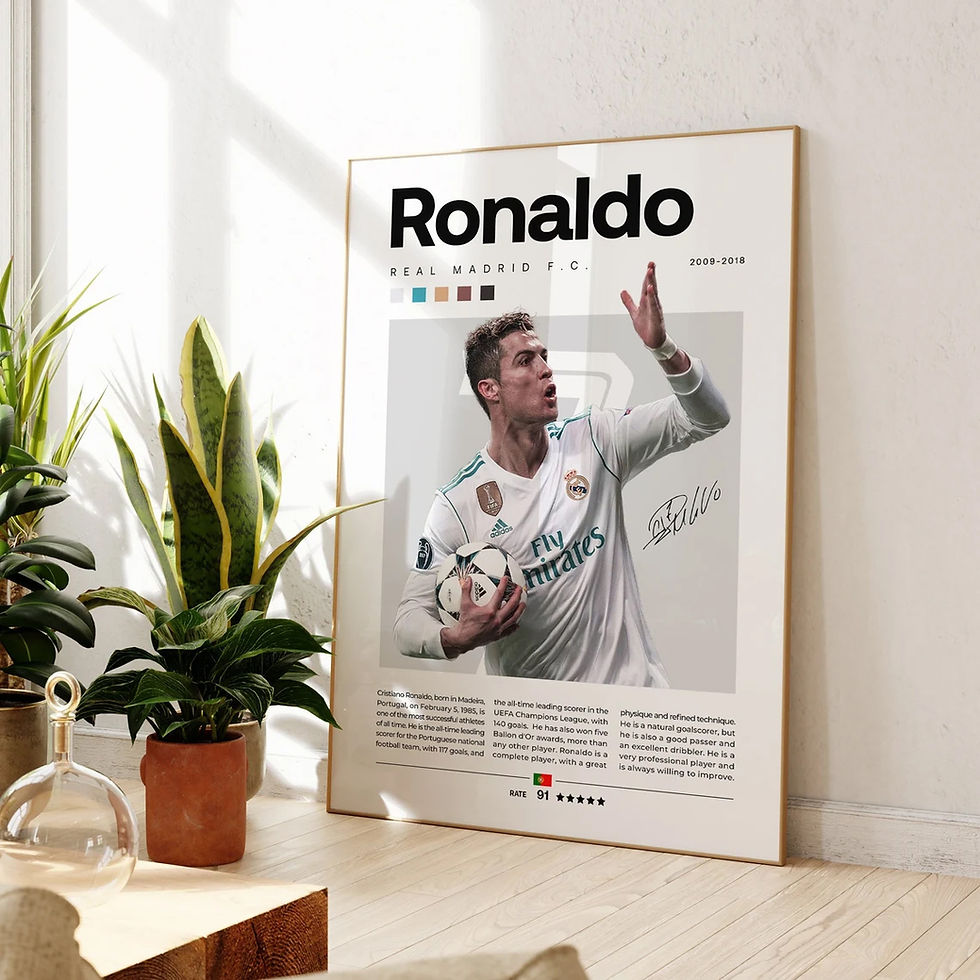 Thumbnail: Football Legends Wall Art Set