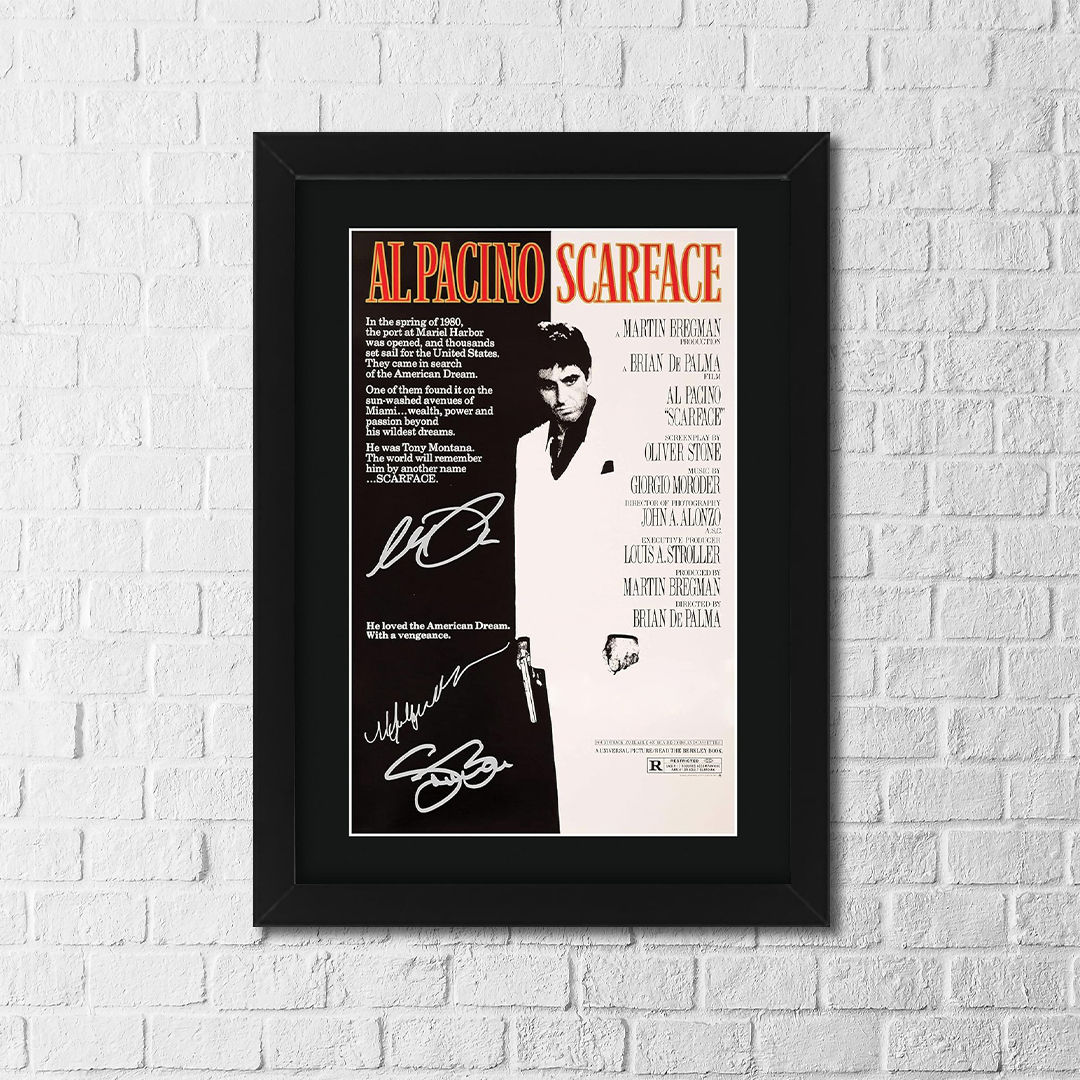 Scarface Al Pacino Poster – Classic Mafia Movie Wall Art, Tony Montana Vintage F