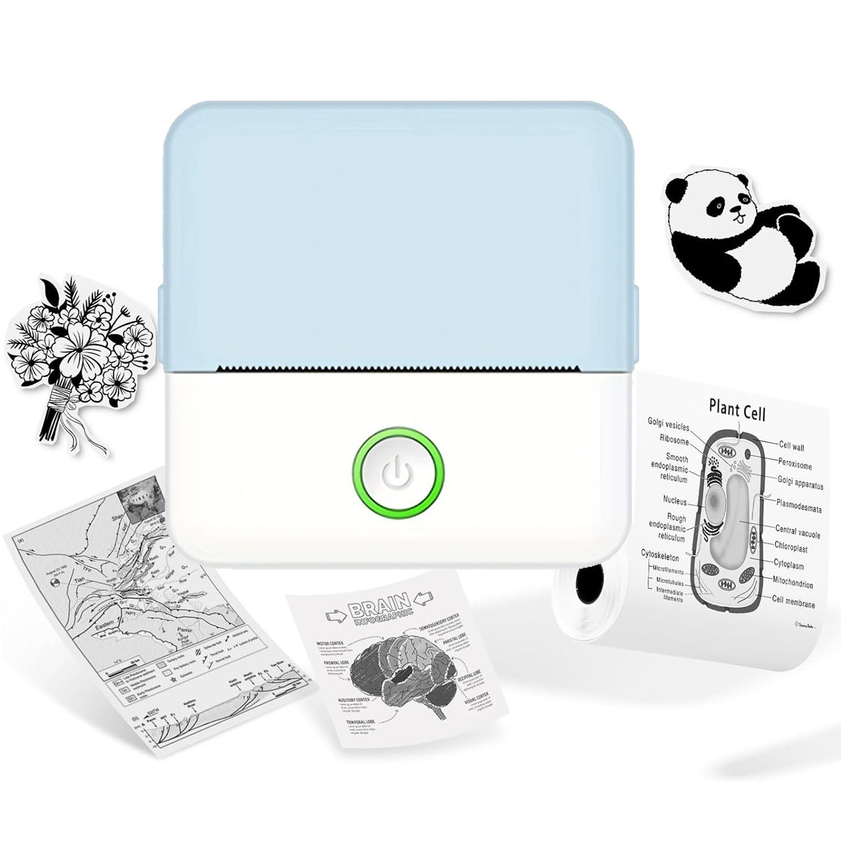 Mini portable Bluetooth printer